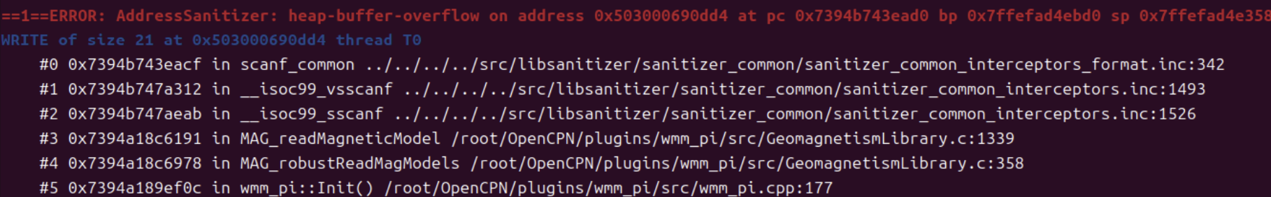 Opensource O: Heap Buffer Overflow